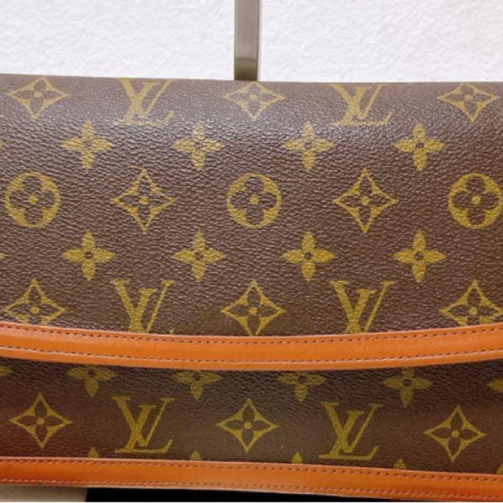 Louis Vuitton Monogram Clutch Pochette Dame GM EUC - Picture 3 of 12